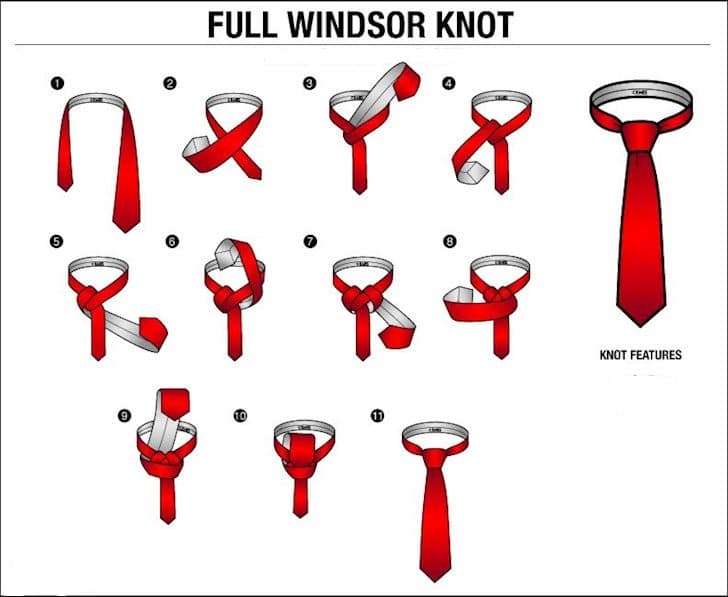 Top 4 cách thắt cà vạt thông dụng - Hướng dẫn chi tiết - Windsor