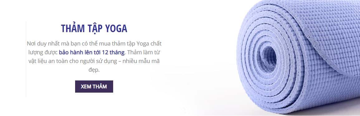 Địa chỉ mua thảm tập Yoga uy tín TPHCM-Sportvn