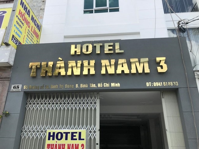 Khách sạn Thành Nam 3 là Top 10 Khách sạn giá "rẻ mà tốt" nhất Quận Bình Tân