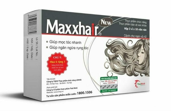 Maxxhair là Top 10 Loại thuốc mọc tóc tốt nhất