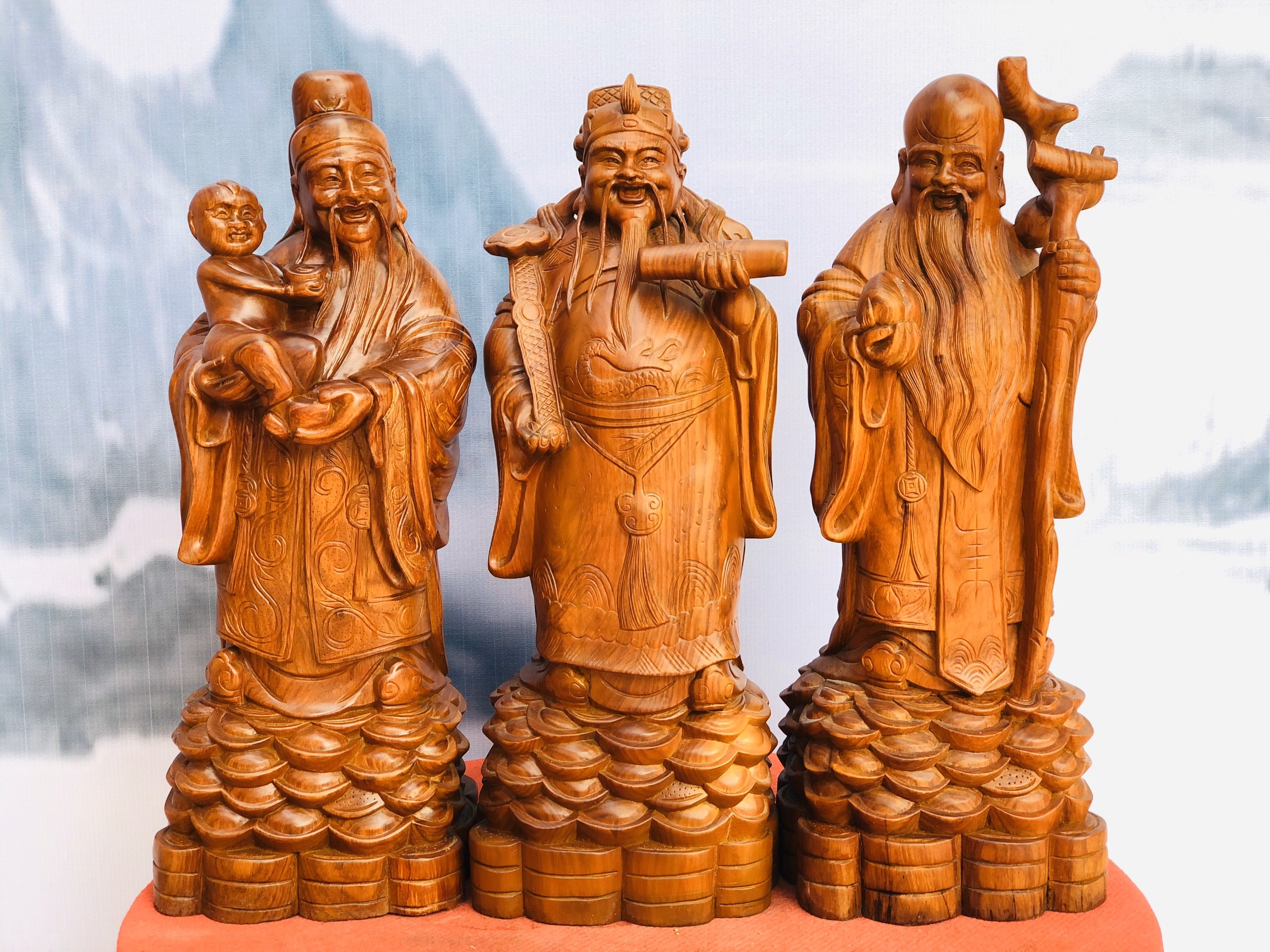 Quà tặng tân gia - Tượng phúc lộc thọ