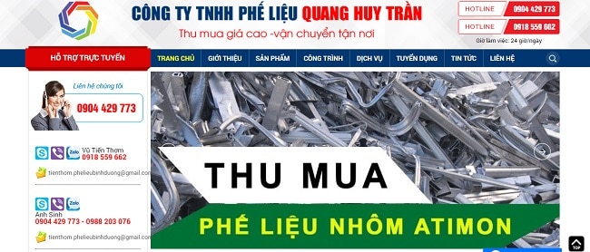 Phế liệu Quang Huy Trần
