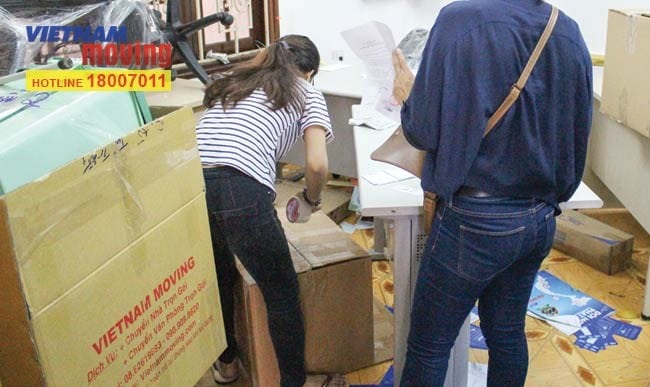 Chuyển văn phòng trọn gói giá rẻ quận 3-Vietnam Moving 