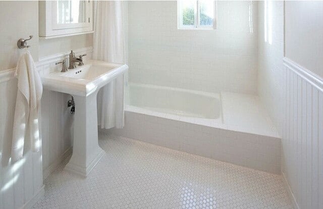 Phòng tắm không theo hình chữ nhật