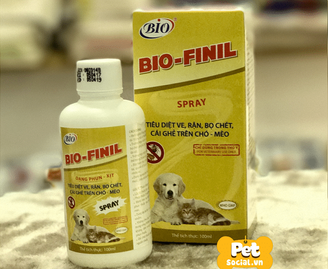 Bio Finil là môt trong Các loại thuốc diệt bọ chét hiệu quả và tốt nhất