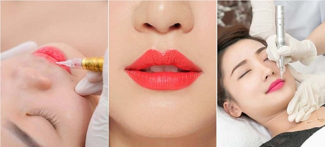 Vậy phun môi có đau không?