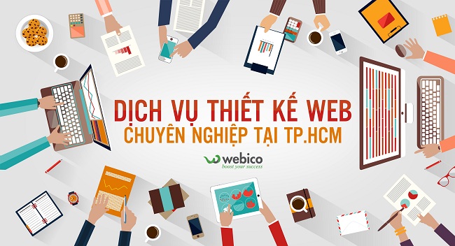 dịch vụ thiết kế web của cong ty Webico