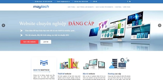 Thiết kế web maytech