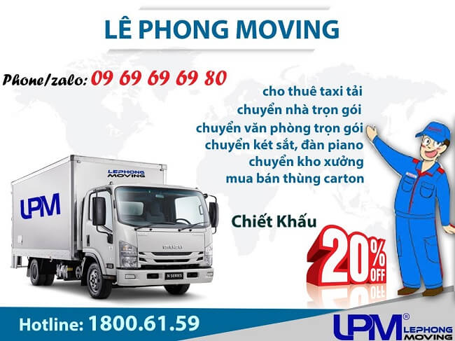Dịch vụ Chuyển văn phòng Le Phong Moving