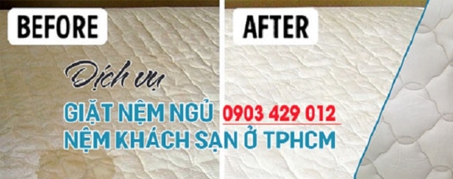 dịch vụ giặt nệm ngủ uy tín tại tphcm