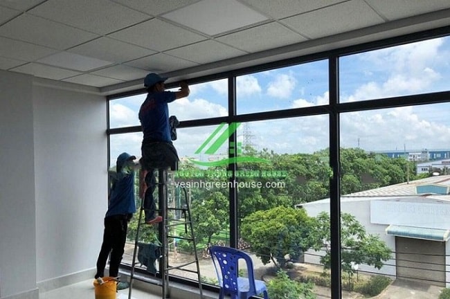 Vệ sinh nhà sau xây dựng ở TPHCM Gree House