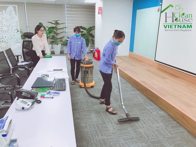 vệ sinh sau xây dựng ở TPHCM
