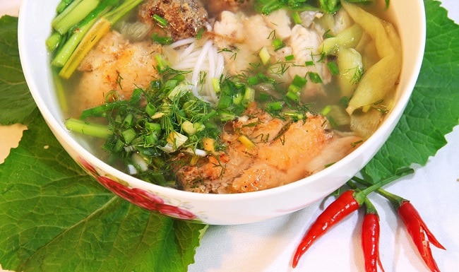 Top 10 đặc sản Hà Nam ăn 1 lần là nhớ mãi không quên - bún cá rô đồng
