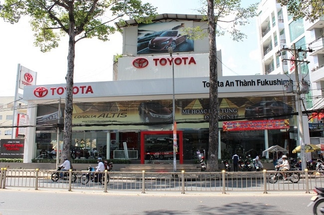 Toyota An Thành Fukushima là Top 10 showroom bán ô tô chính hãng, uy tín nhất TP. Hồ Chí Minh