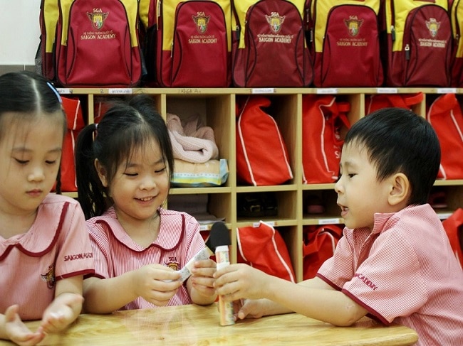 Saigon Academy là Top 10 Trường mầm non quốc tế tốt nhất TPHCM