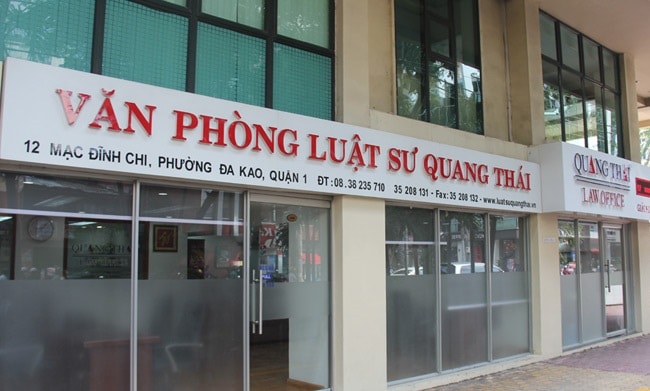 Văn phòng luật sư Quang Thái là Top 10 văn phòng / cong ty luật uy tín nhất TP. Hồ Chí Minh