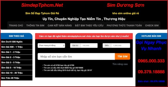 Web Sim Đẹp TP HCM là TOP 10 web bán sim số đẹp TPHCM uy tín giá rẻ