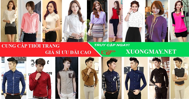 xuongmay.net là top 10 xưởng sỉ quần áo giá rẻ & uy tín tại TP HCM