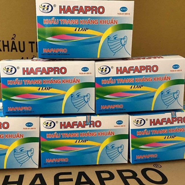 Khẩu trang Hafapro của Công ty Hoàng Hà