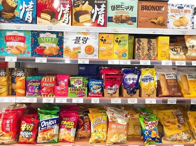 Bánh kẹo Hàn Quốc tại Tèobokki Store