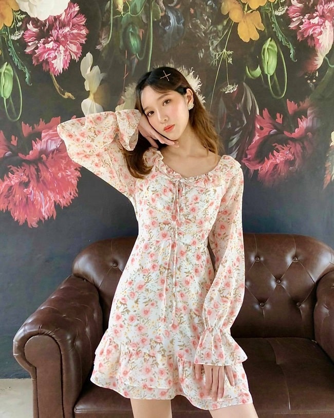 Váy Hoa Janet Studio