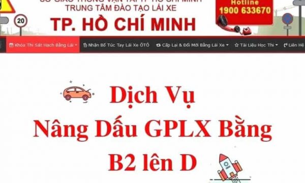 Chi phí & thủ tục nâng bằng B2 lên D mới nhất